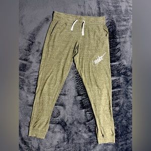 Nike: light-weight pants, green, size s